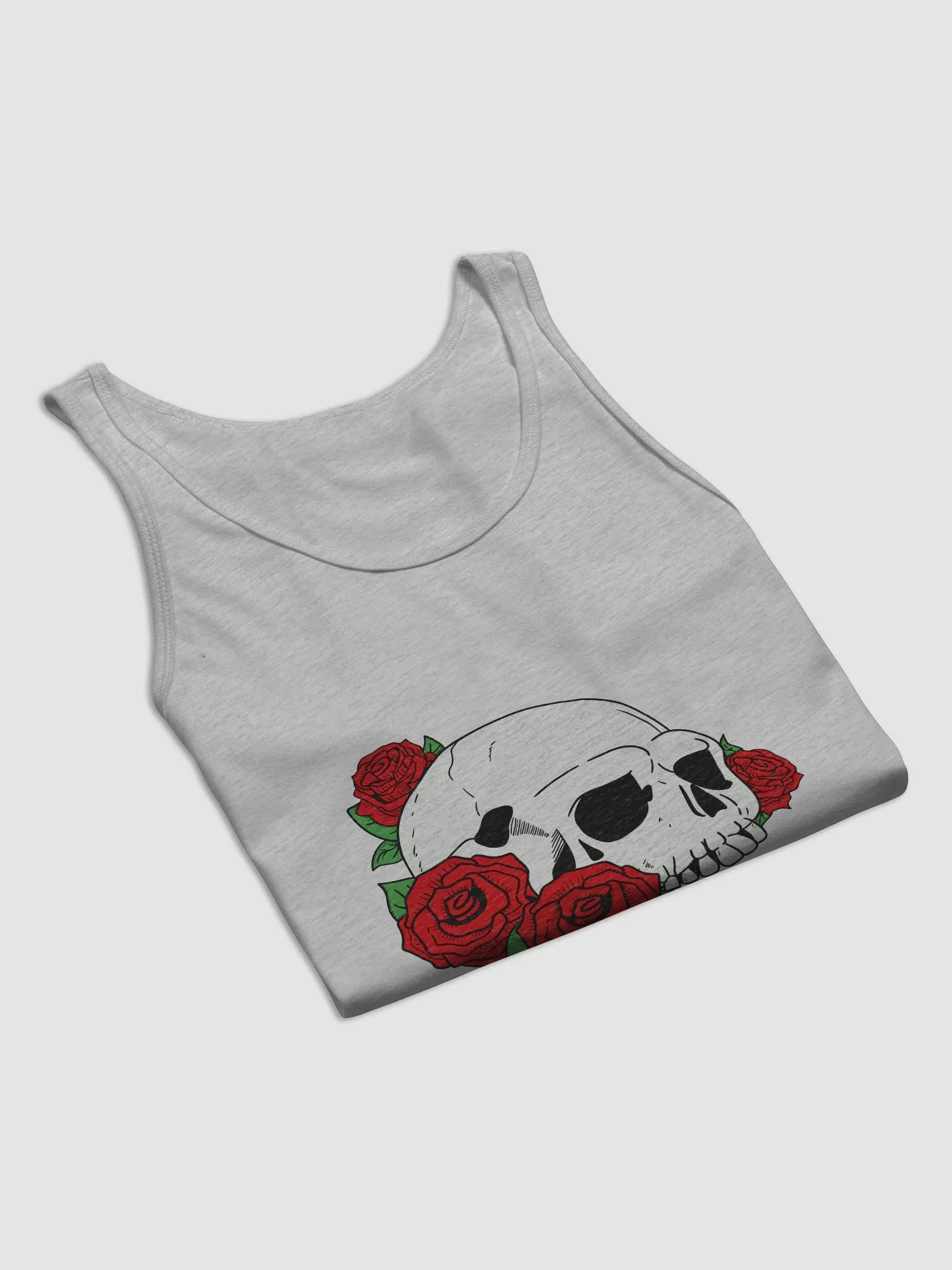 Skull & Roses Jersey Tank product image (6)