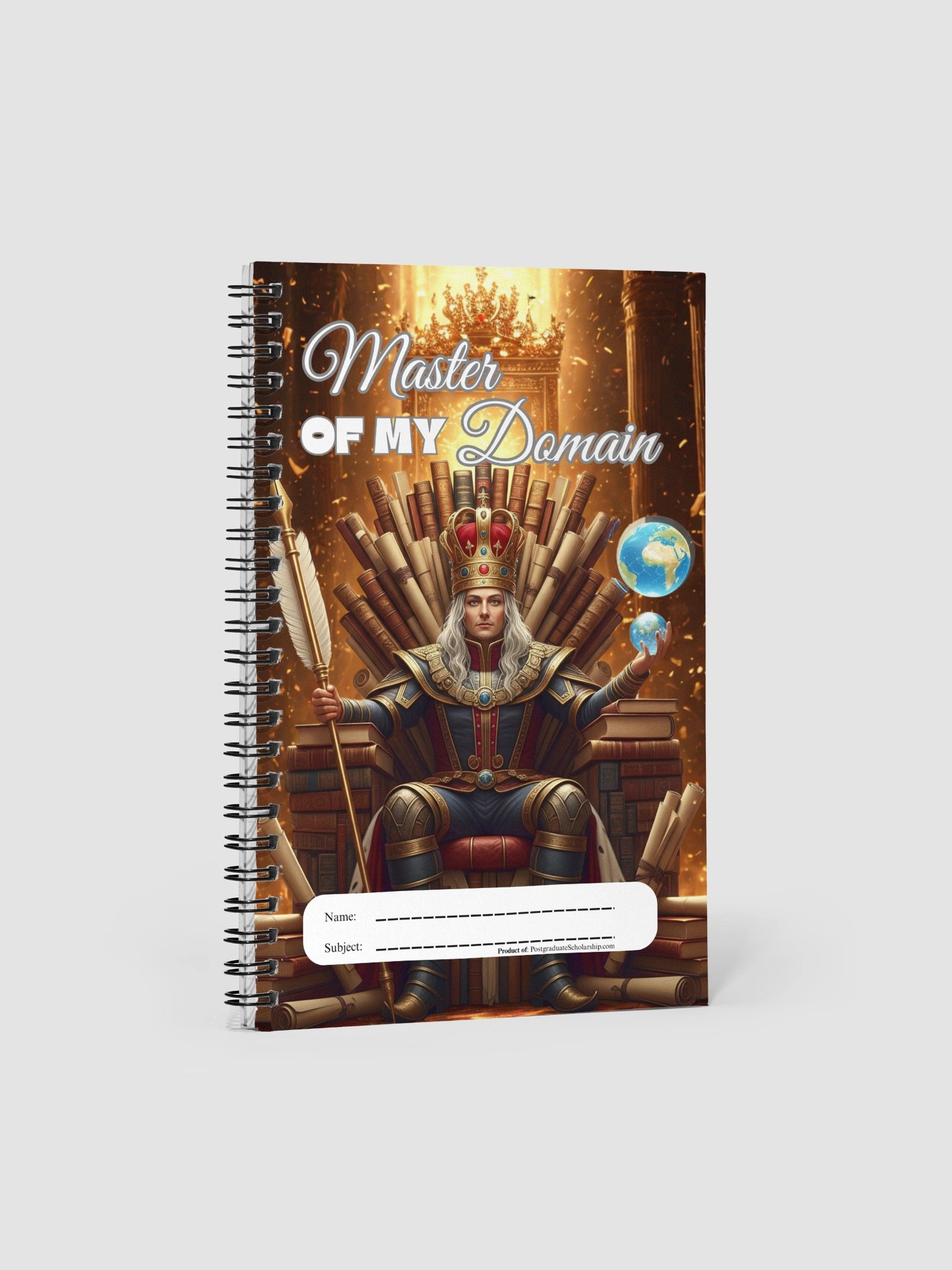 Majestic Throne Spiral Notebook product image (1)