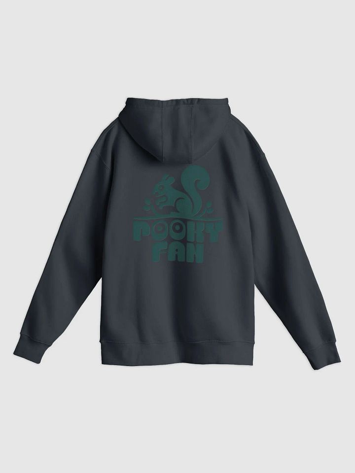 Premium, super soft Hoodie: Pooky Fan, Mono Chrome- Image on front a product image (2)