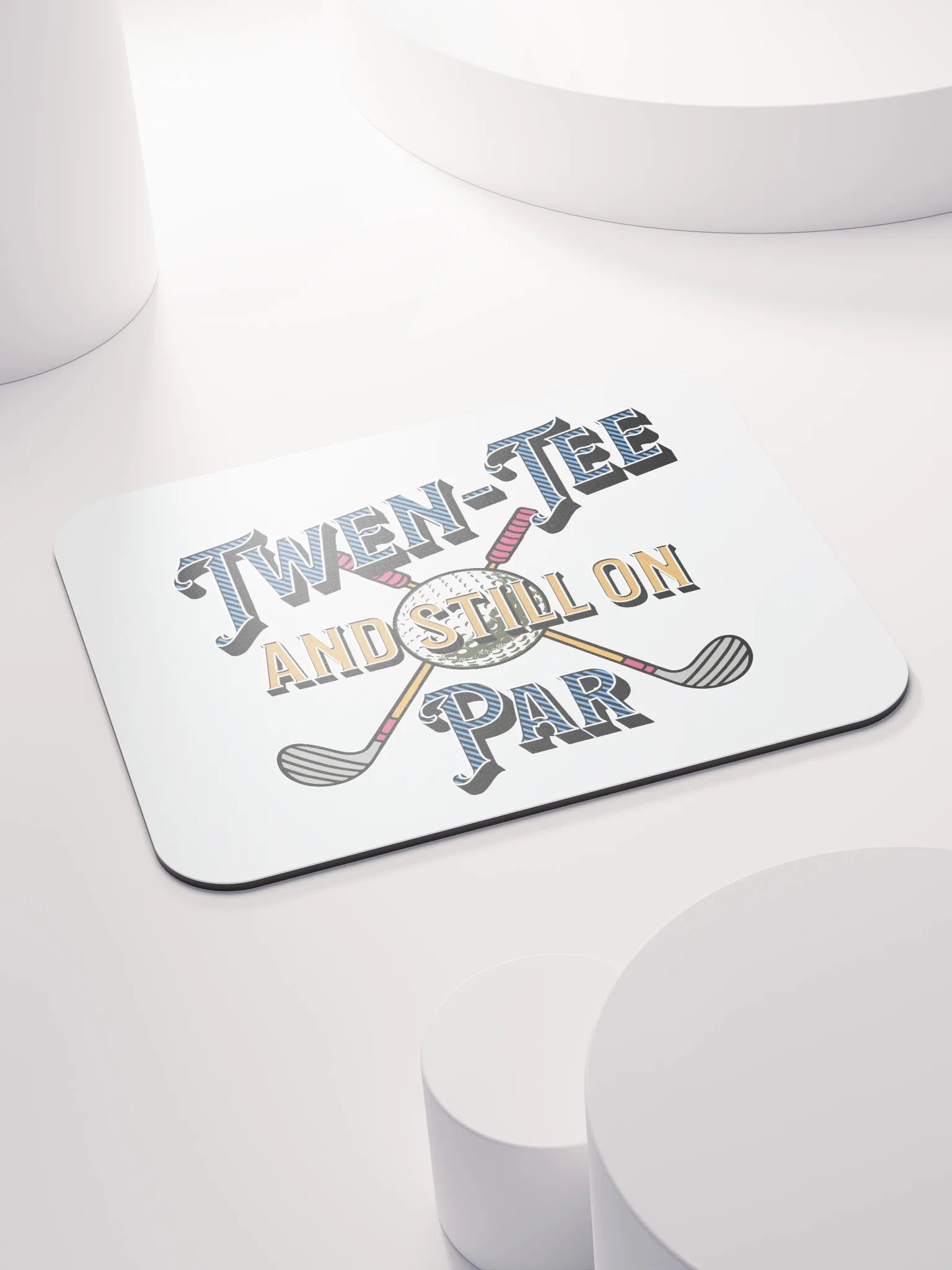 Twen-Tee And Still On Par Golfing Mouse Pad product image (4)