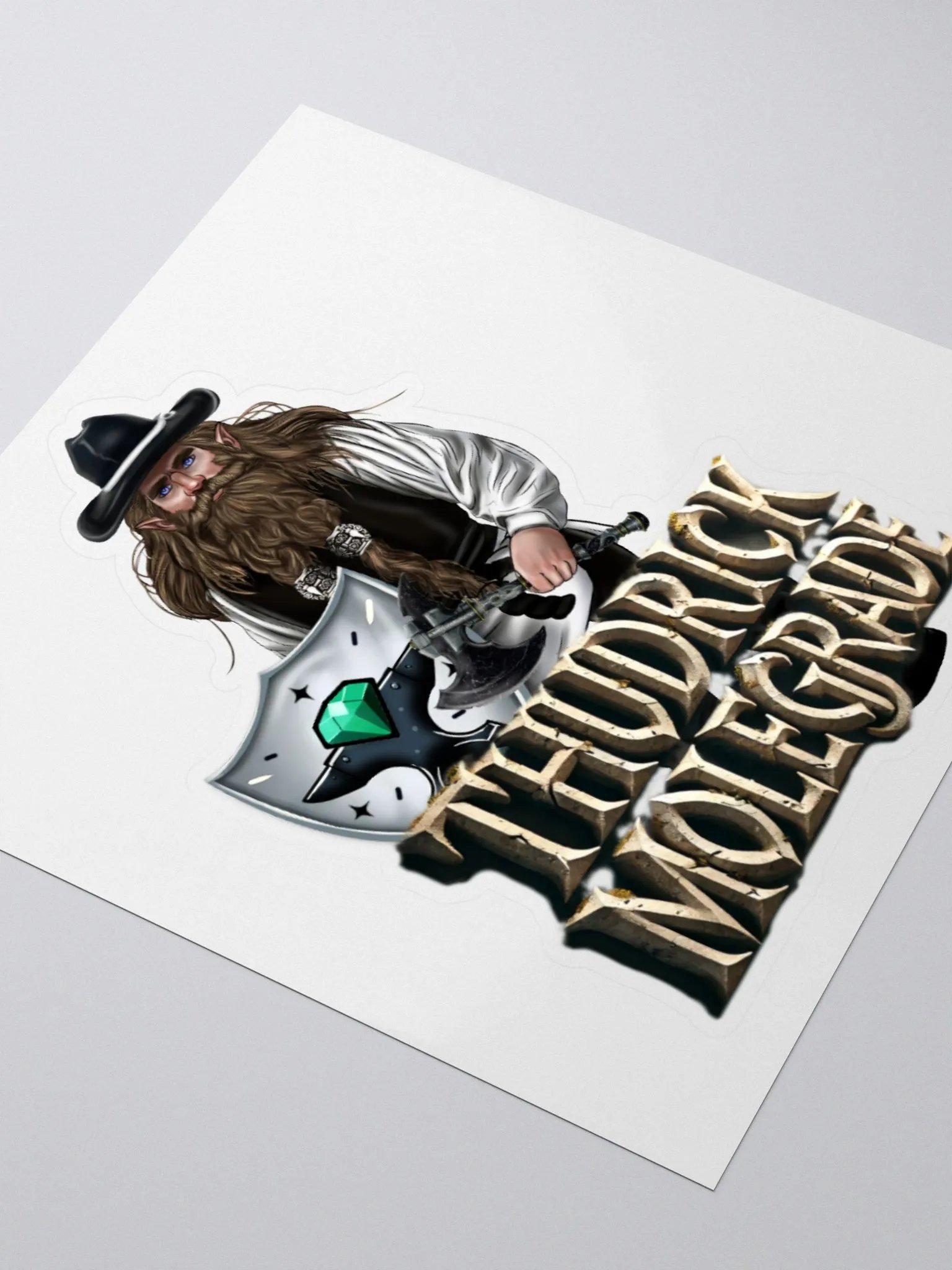 NoobsPodcast Thudrick Molegrade Plain Sticker product image (3)