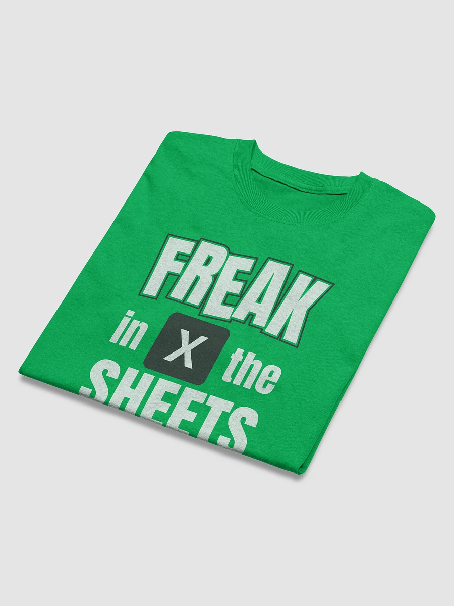 Excel Freak In The Sheets - Green T-shirt product image (4)