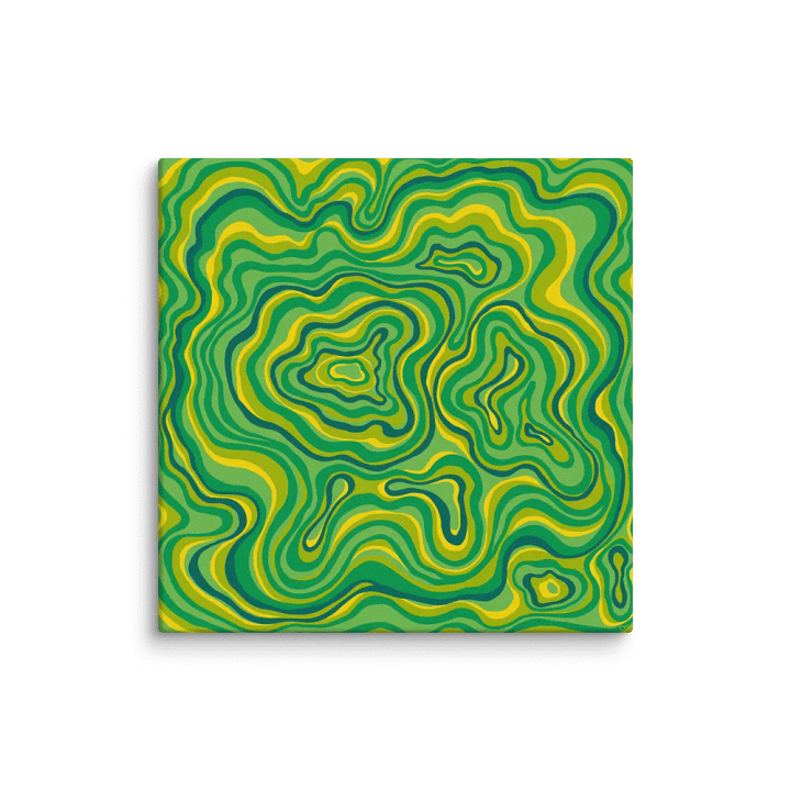 Topographic Tranquility Canvas - Stone No. 3 product image (1)