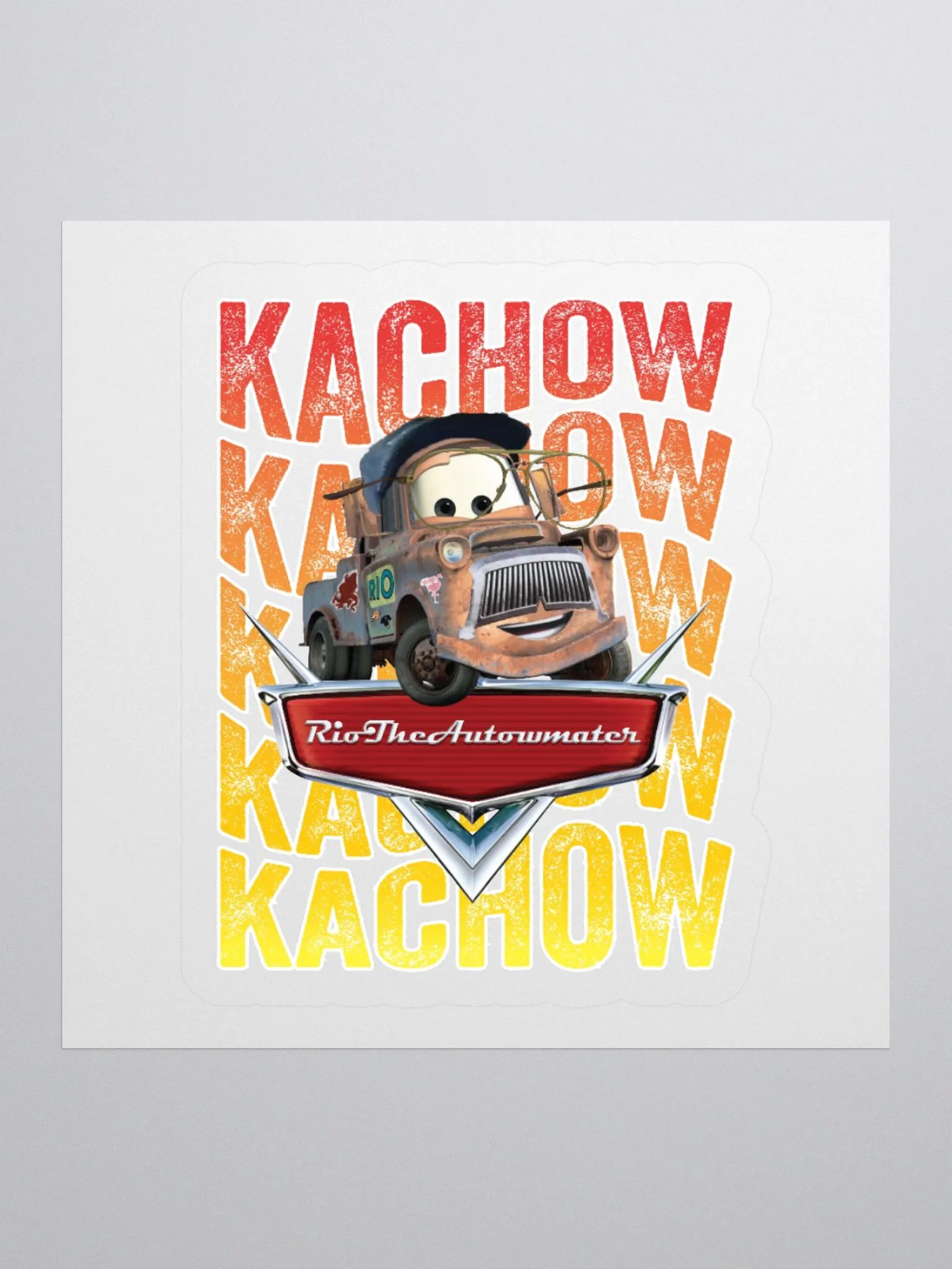 RioTowmater Kachow Sticker product image (4)