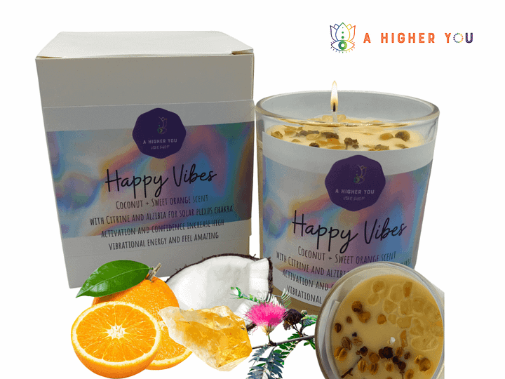 Crystal & Herb Infused Intention Candle product image (1)