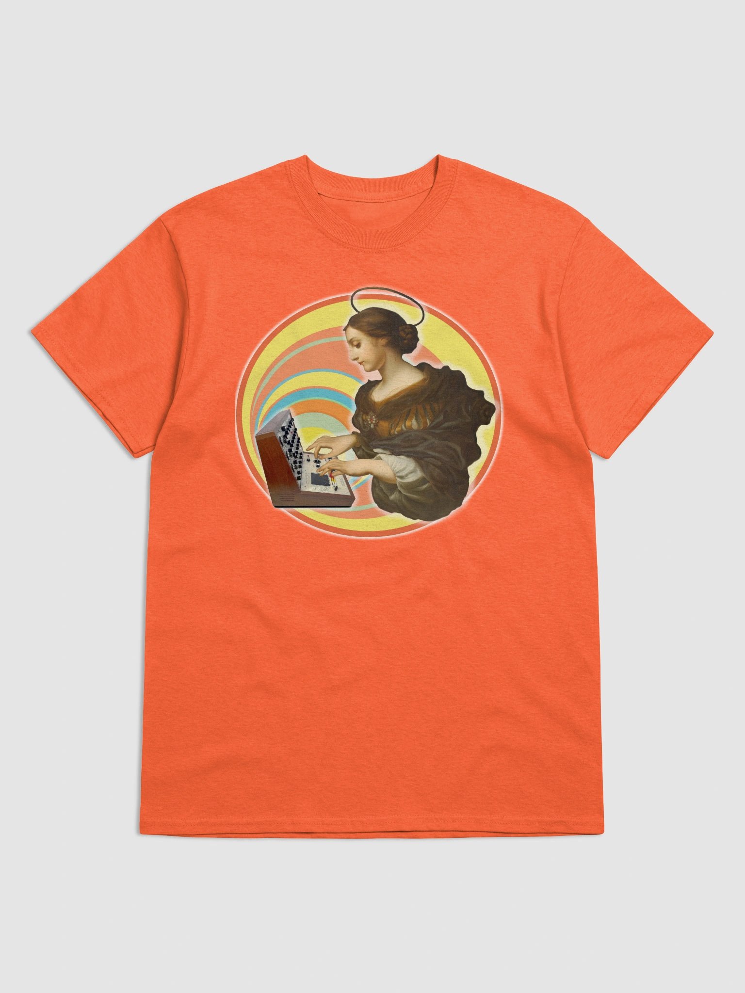 St Synthi Cecilia, The Putney (VCS 3) by Frank Fonik, Techno EDM Unisex t-shirt product image (5)