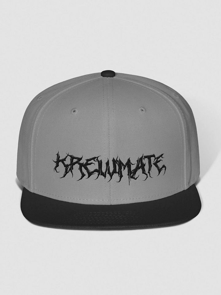 Metal Krewmate Hat - Snapback (Black Logo) product image (13)