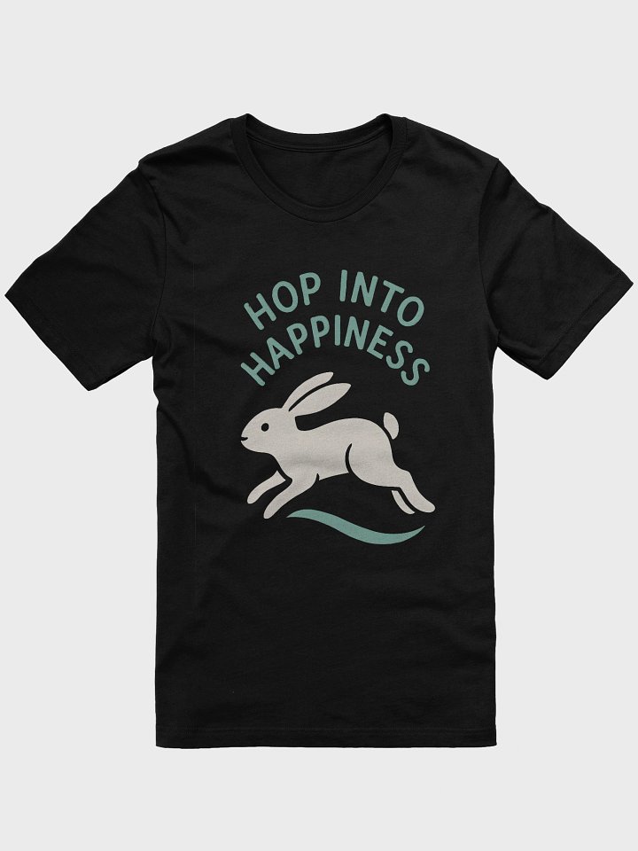 Hop into Happiness Rabbit T-Shirt product image (1)