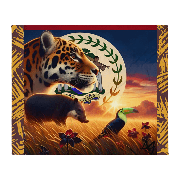 Beauty of Belize (Stoic Edition) Throw Blanket product image (1)