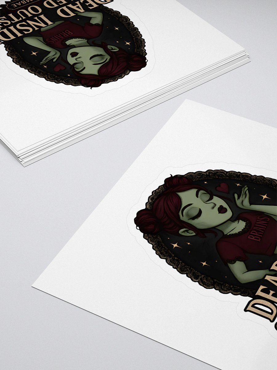 Dead Inside Kiss Cut Stickers product image (4)