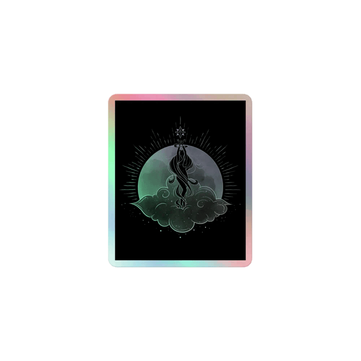 𝖆𝖗𝖎𝖆 holographic sticker product image (1)
