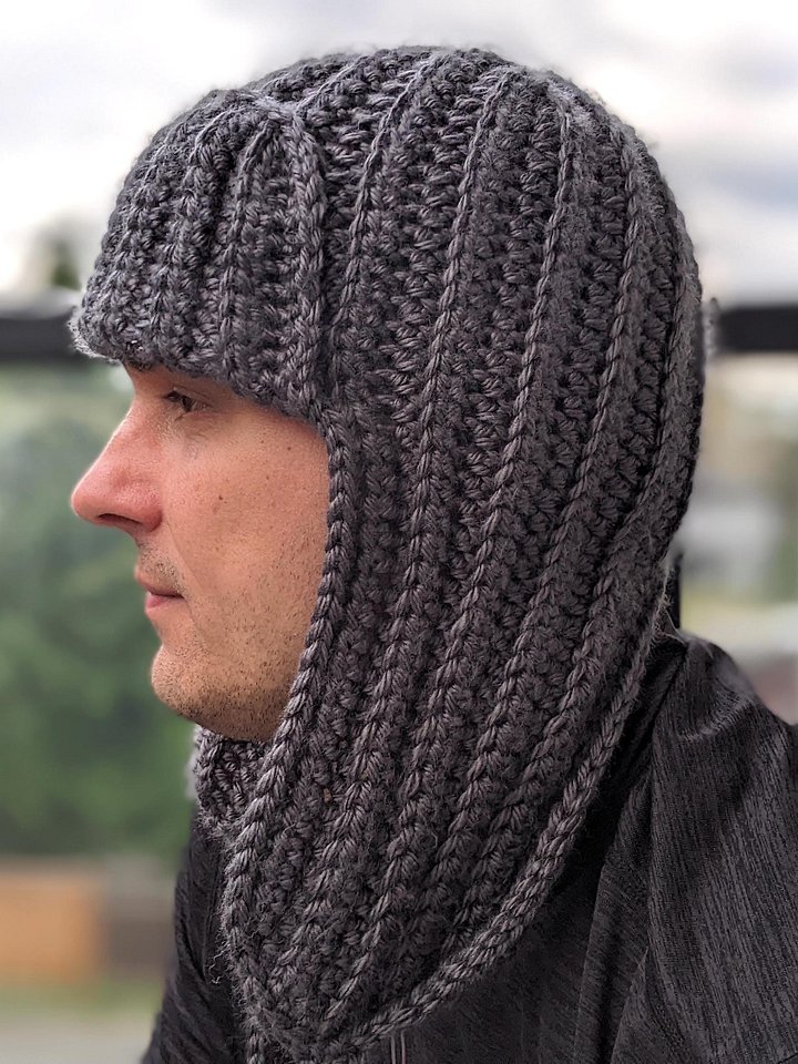 Crochet Trapper Hat Pattern for Men & Women (Unisex) product image (1)