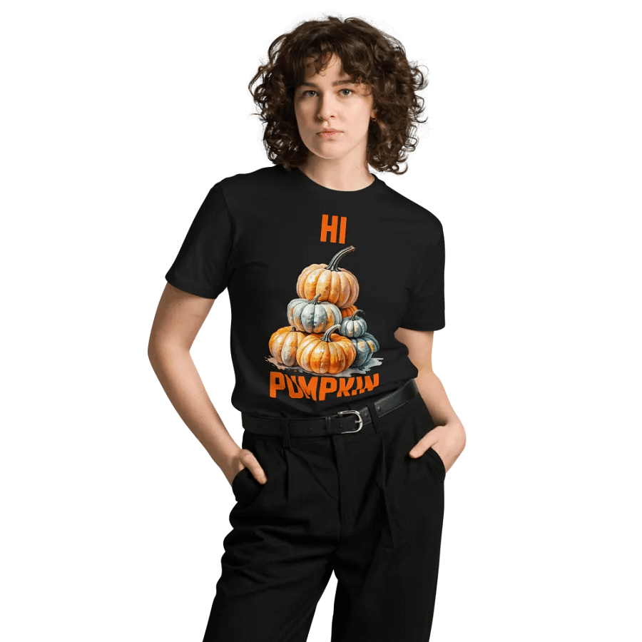 Hi Pumpkin Stack T-Shirt product image (8)