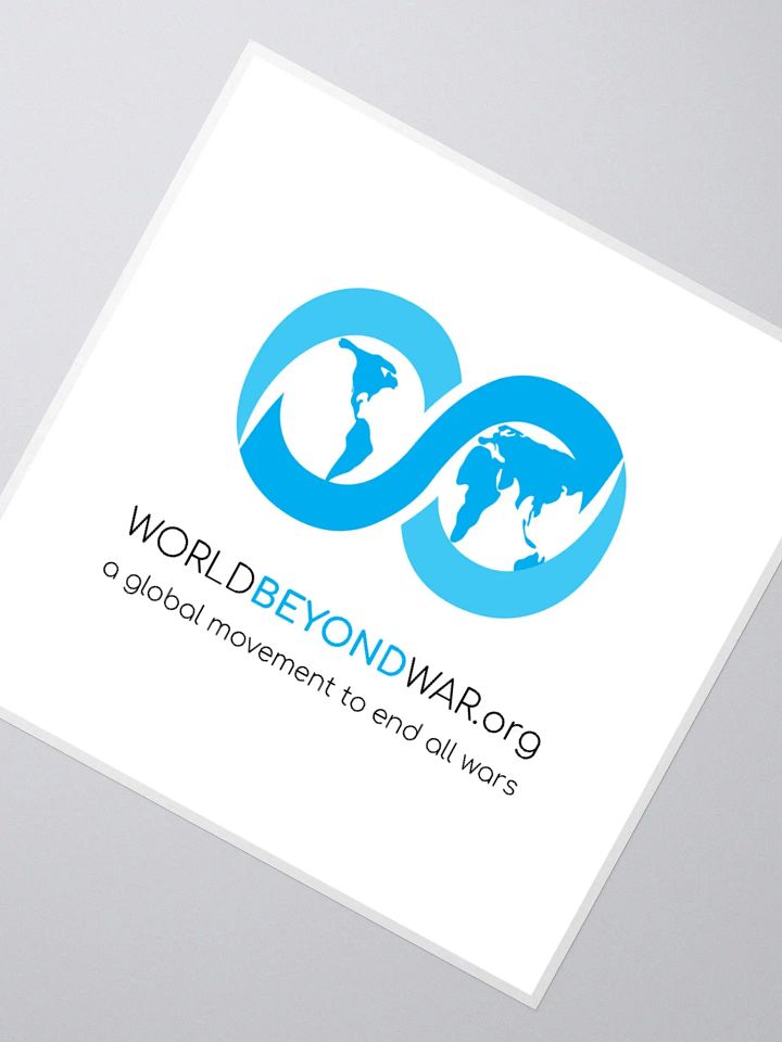 World BEYOND War Sticker product image (2)