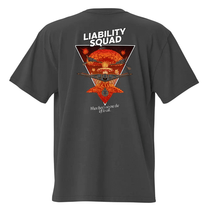 Liability Squad - Faded Oversized Tee product image (2)