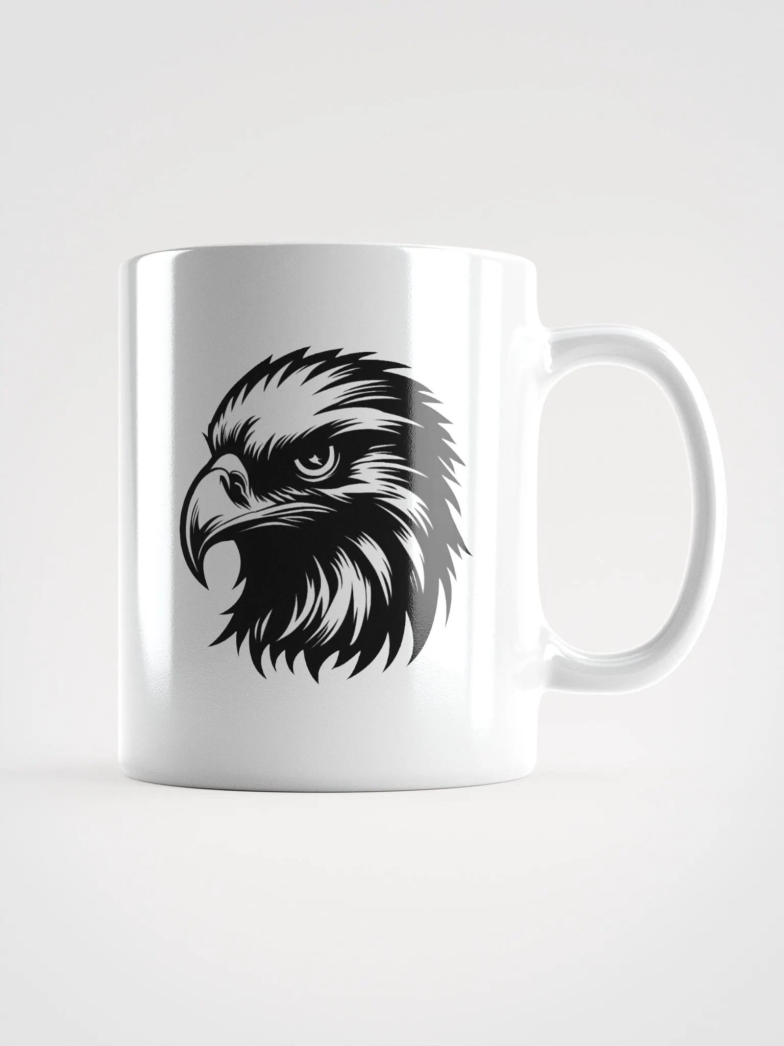 Black and White Eagle Head Mug product image (1)