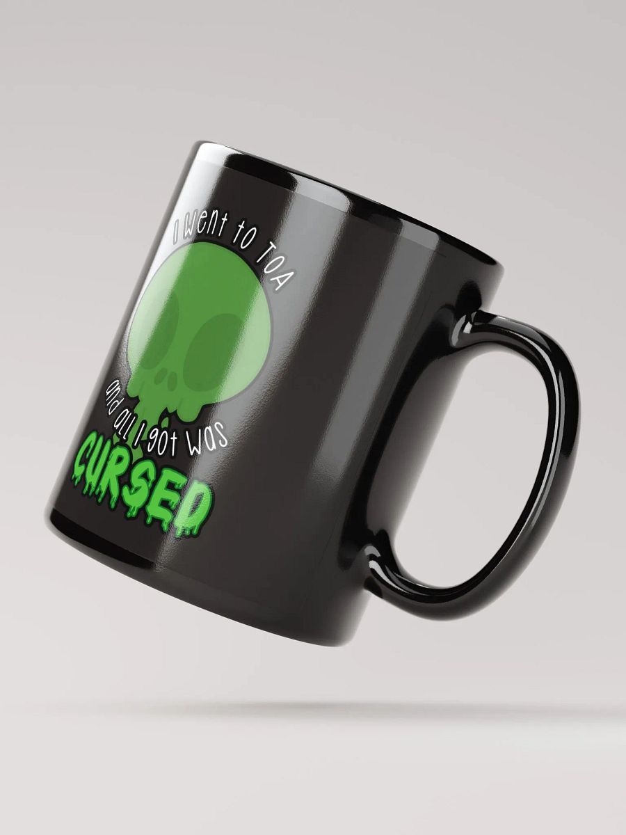 All I Got Was Cursed - Hunter - Black Glossy Mug product image (2)