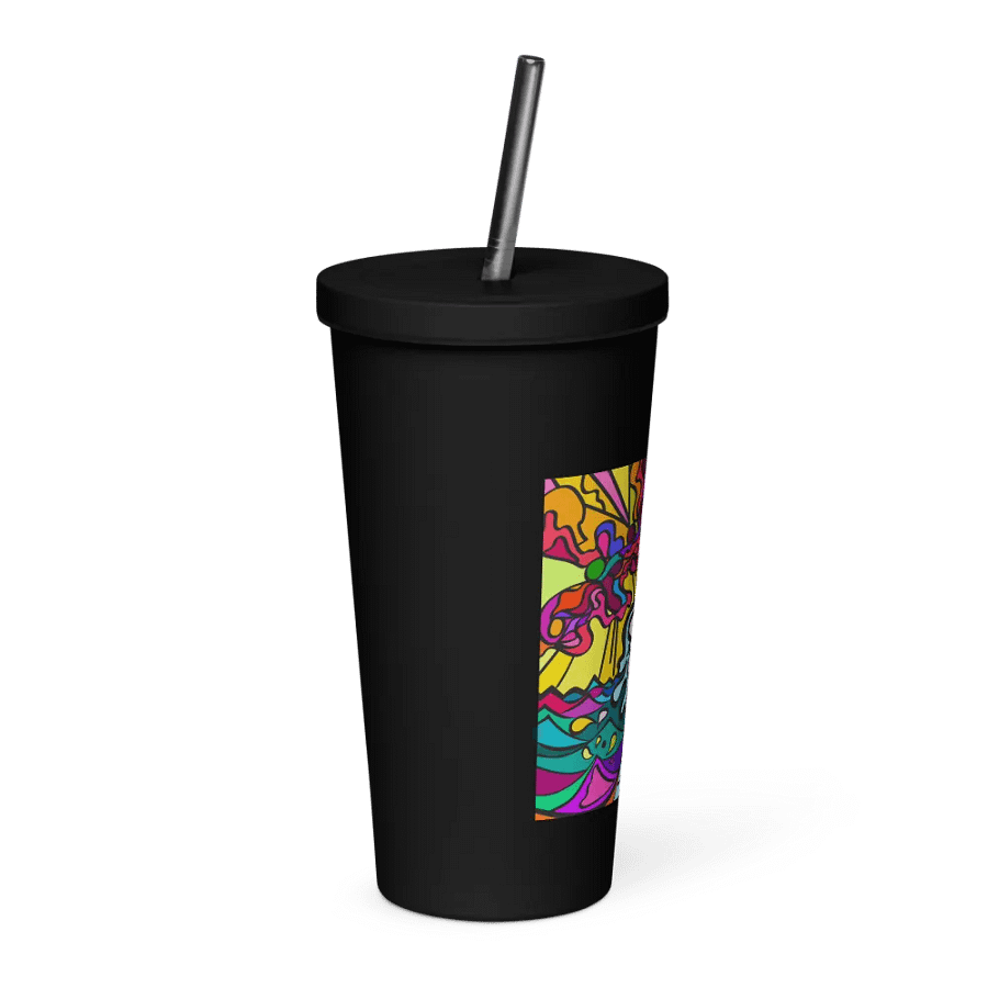 Cosmic Swirl Insulated Tumbler - Wave at Sunset product image (4)