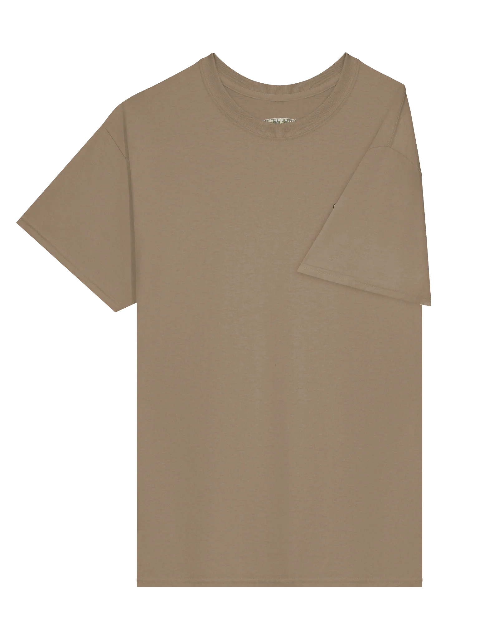 Neon Beige Pocket Tee (Brown Tee) product image (3)