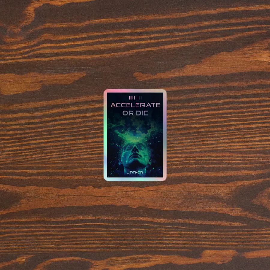 Accelerate or Die - SpaceBrains Holo Sticker product image (5)