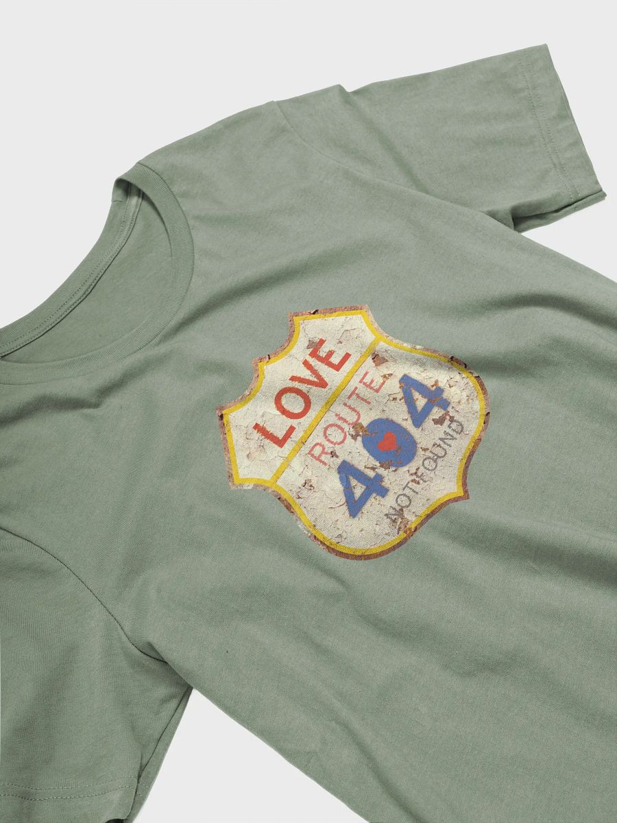 Love Route 404 Supersoft T-Shirt, Short Sleeve Tee, Quirky Graphic Tee, Casual Wear, Gift for Him product image (23)