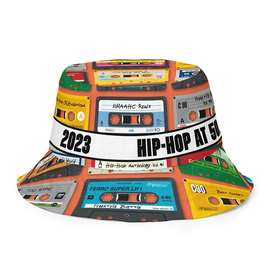Hip-Hop at 50 Reversible Bucket Hat - Orange Image 2