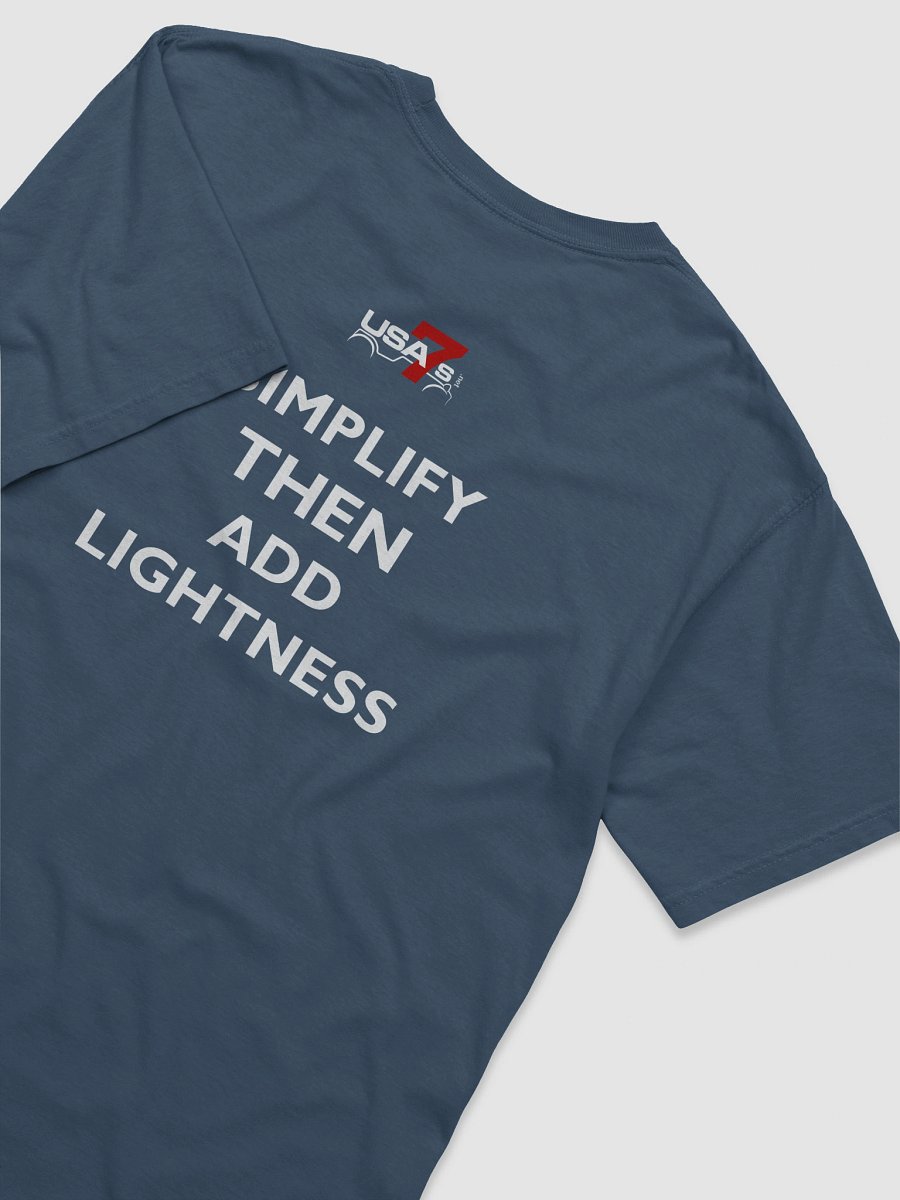 The Mantra T-shirt - White & Red Logo product image (44)