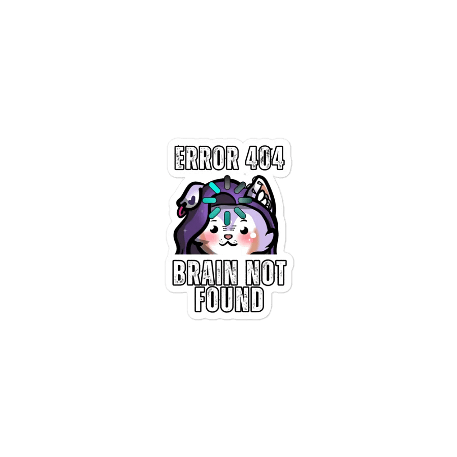 Error 404 Brain Not Found Magnet product image (1)