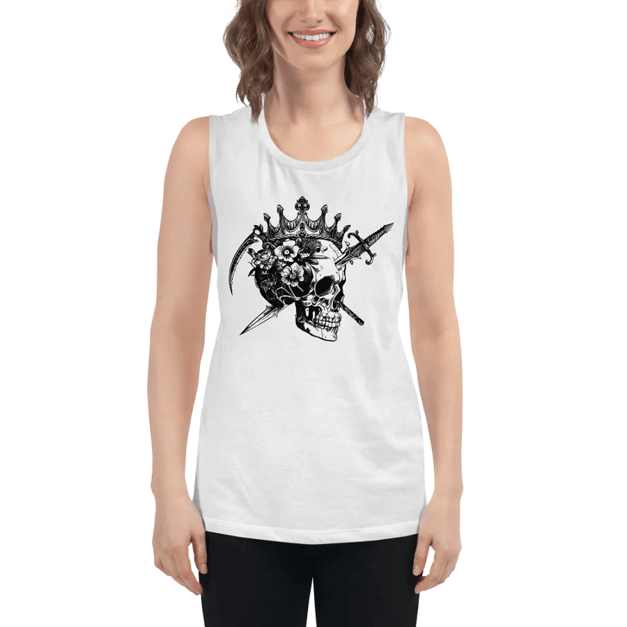 Four Horsemen Logo Bella+Canvas Women's Flowy Muscle Tank product image (50)