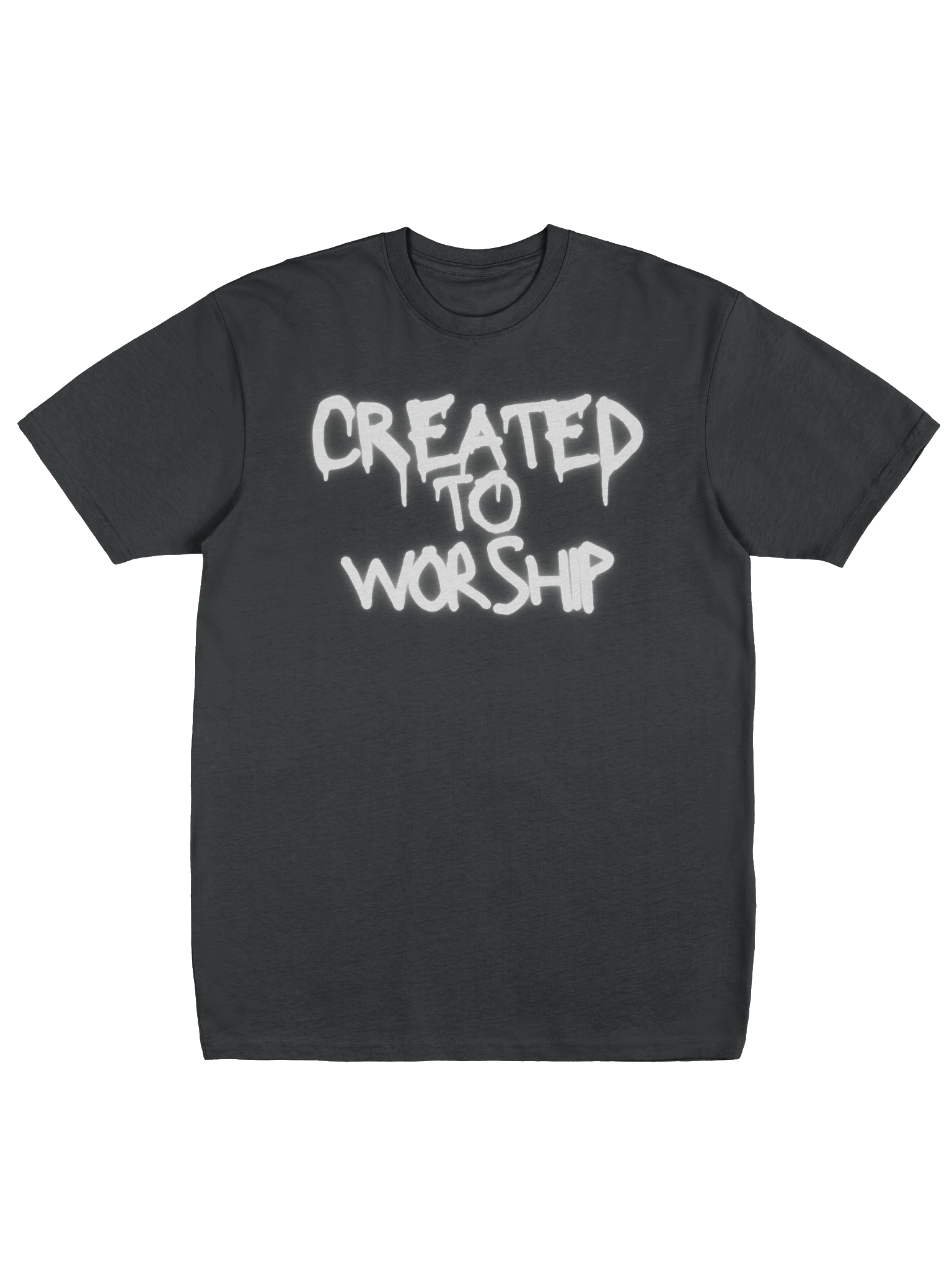 Drip Effect 'CREATED TO WORSHIP' Tee product image (1)