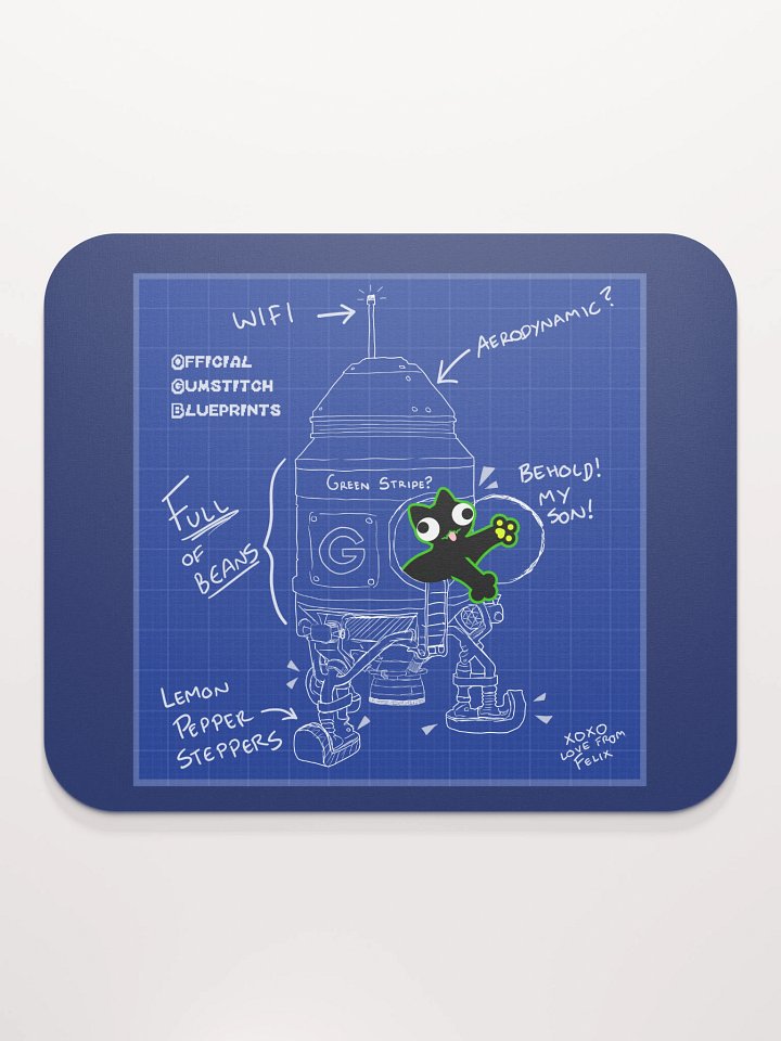 Mousepad - DerpCat II Rocket Blueprint product image (2)