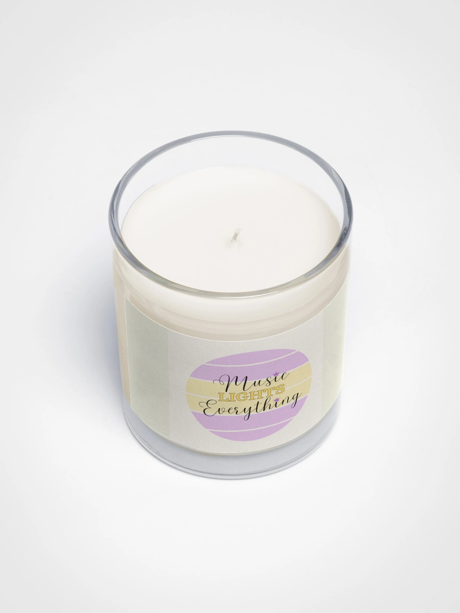 MUSIC LIGHTS EVERYTHING Soy Wax Candle product image (3)