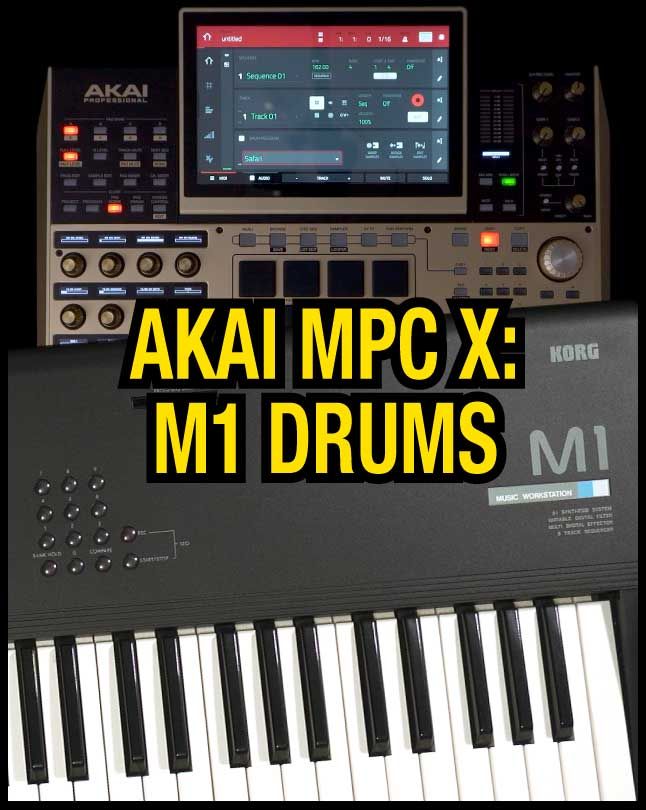 Akai MPC X: Korg M1 Drums product image (1)