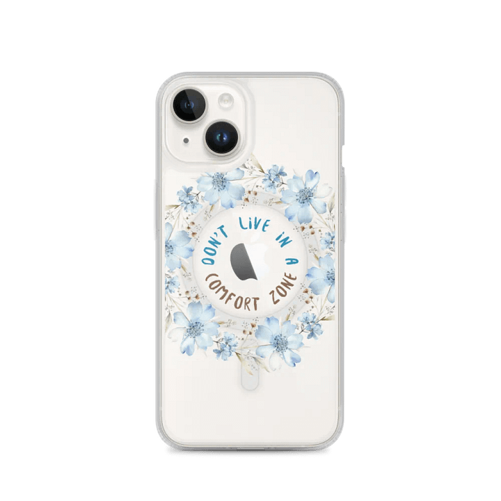 Motivational Blue Flower iPhone® Case product image (4)