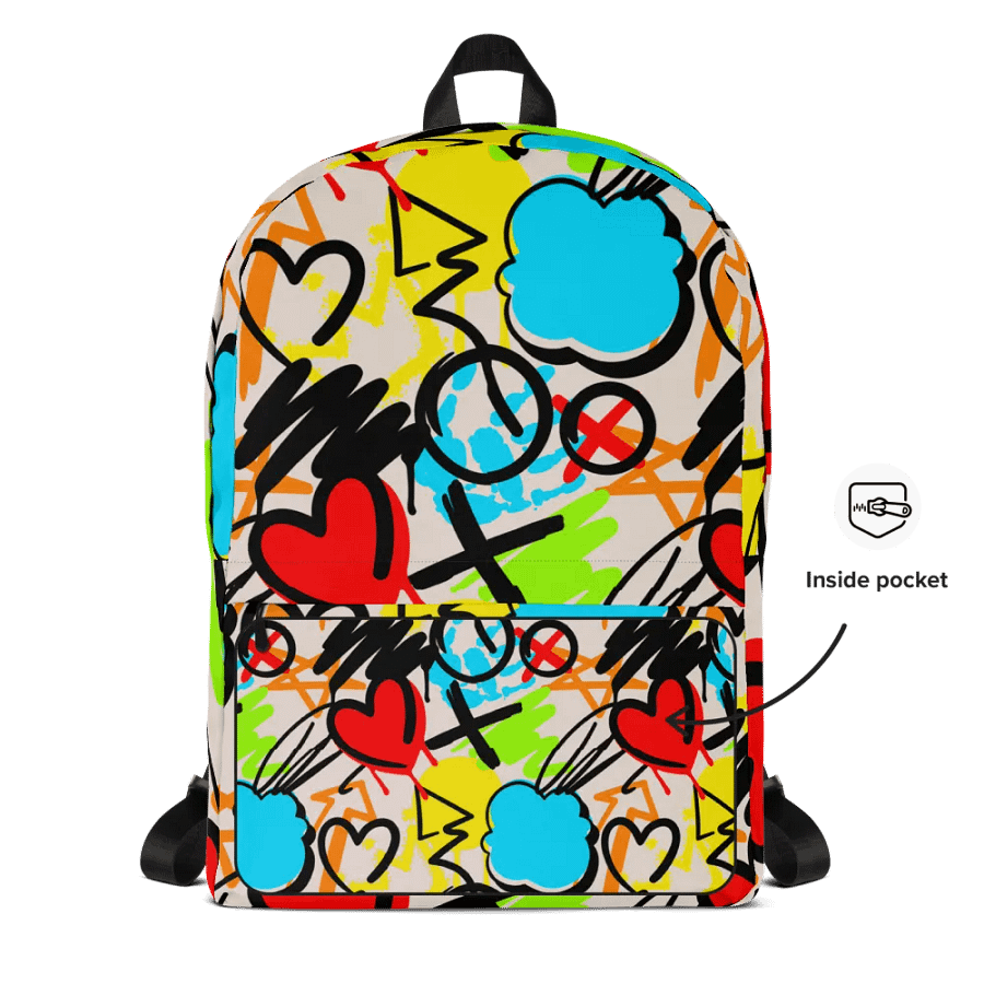 Vibrant Dreams All-Over Backpack product image (5)
