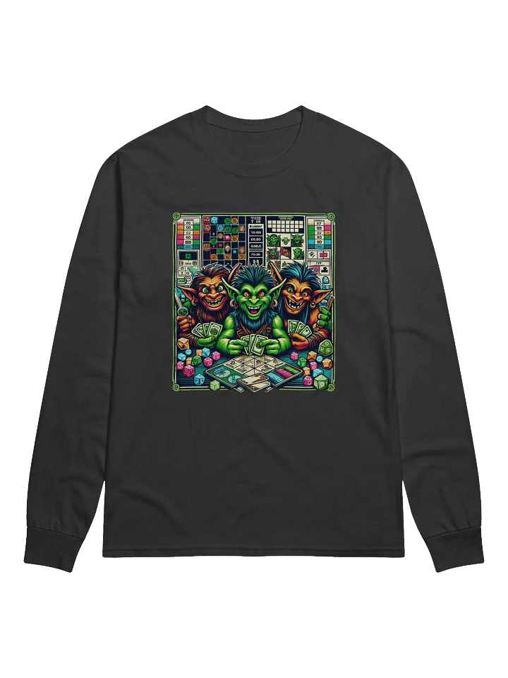 Green Bay Goblins "Game Night" Long Sleeve Tee product image (2)