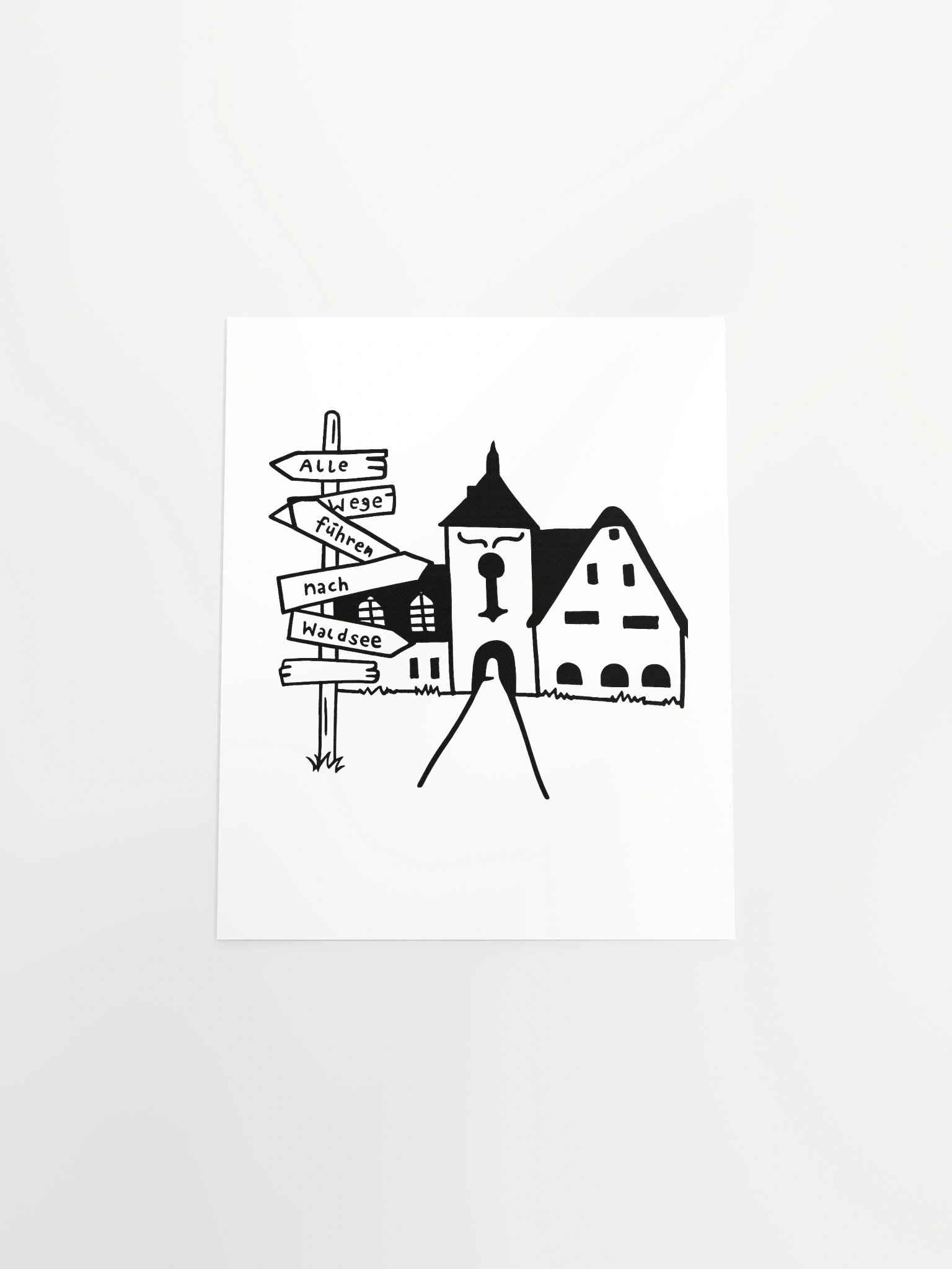 Alle Wege führen nach Waldsee poster product image (11)