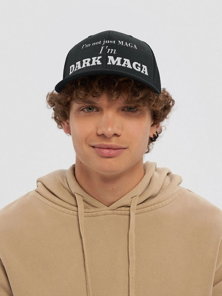 I'm not just MAGA I'm DARK MAGA Trucker Hat product image (2)