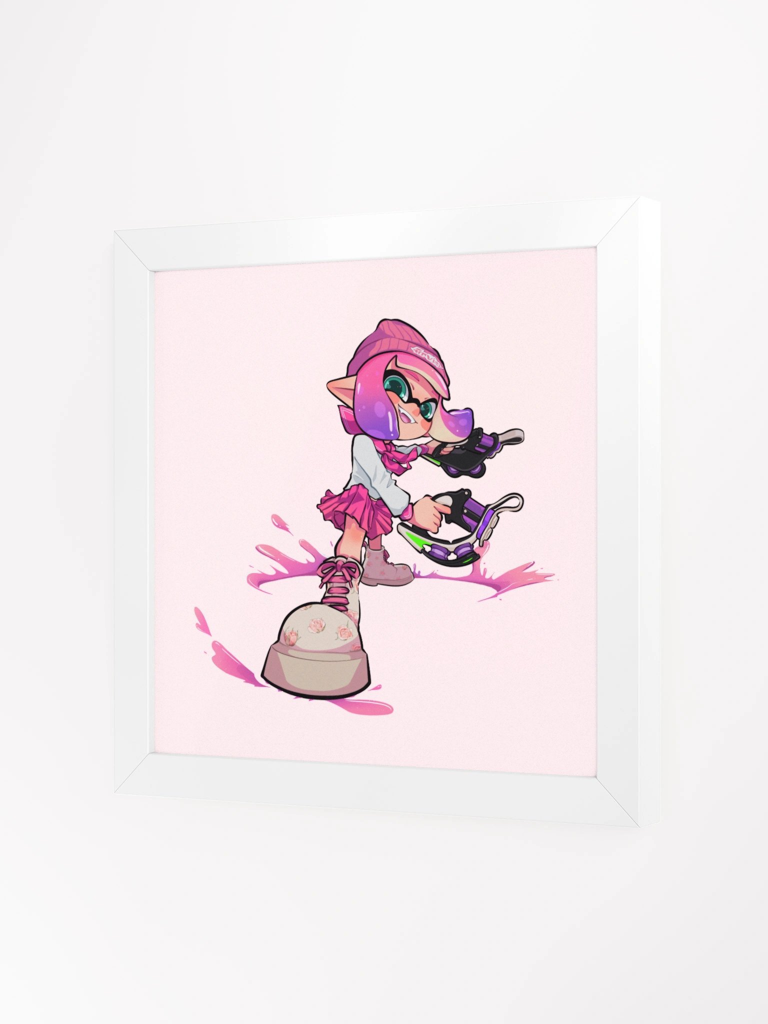 Framed Squid Kid Print product image (2)