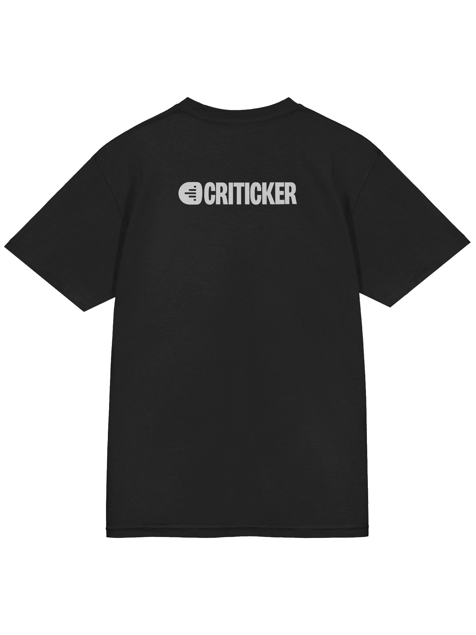 Official Criticker Icon + Logo T-Shirt - White Print product image (22)