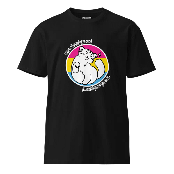 Round and Proud Manul Pansexual Version - AS Colour Unisex T-Shirt product image (1)