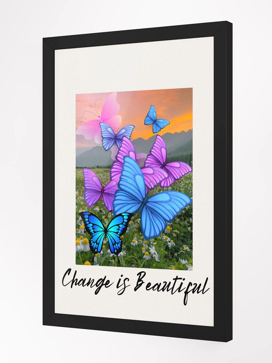 Change is beautiful butterfly art product image (2)