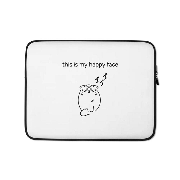 This Is My Happy Face - Laptop Sleeve product image (1)