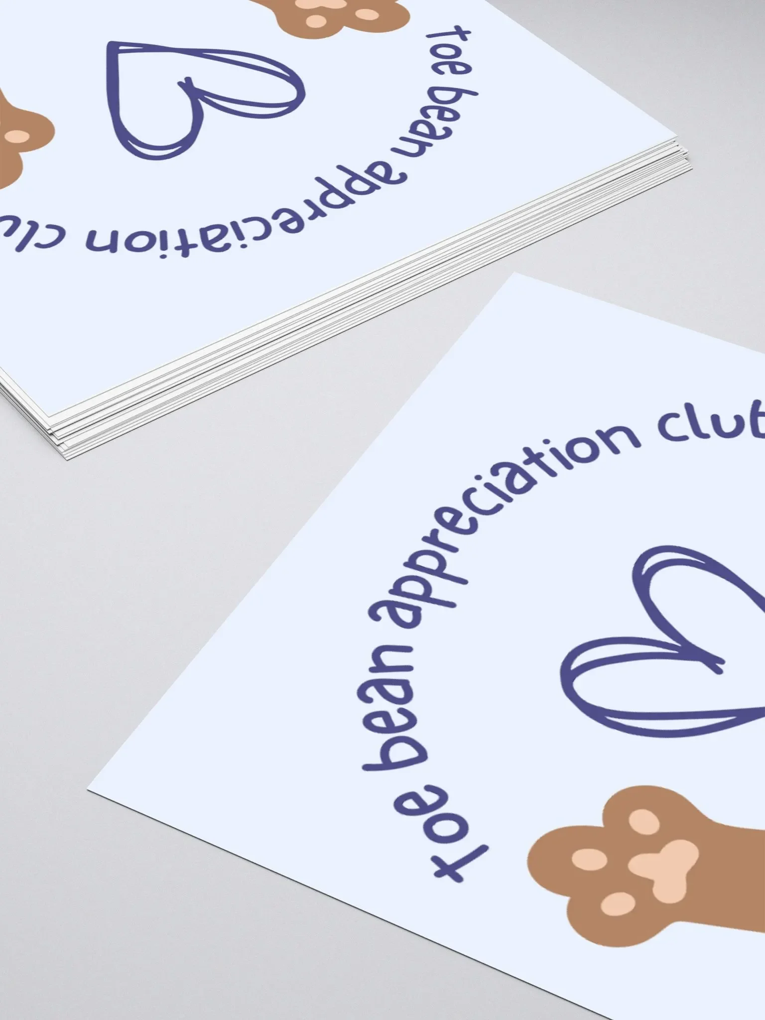 Toe Bean Appreciation Club Stickers product image (4)