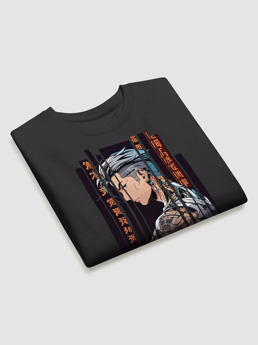 Cyber ​​orange tattooed man Sweatshirt product image (3)