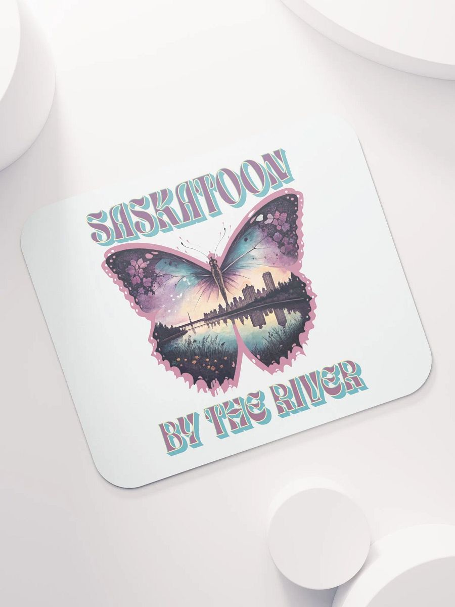 Saskatoon By The River Butterfly Mouse Pad product image (5)