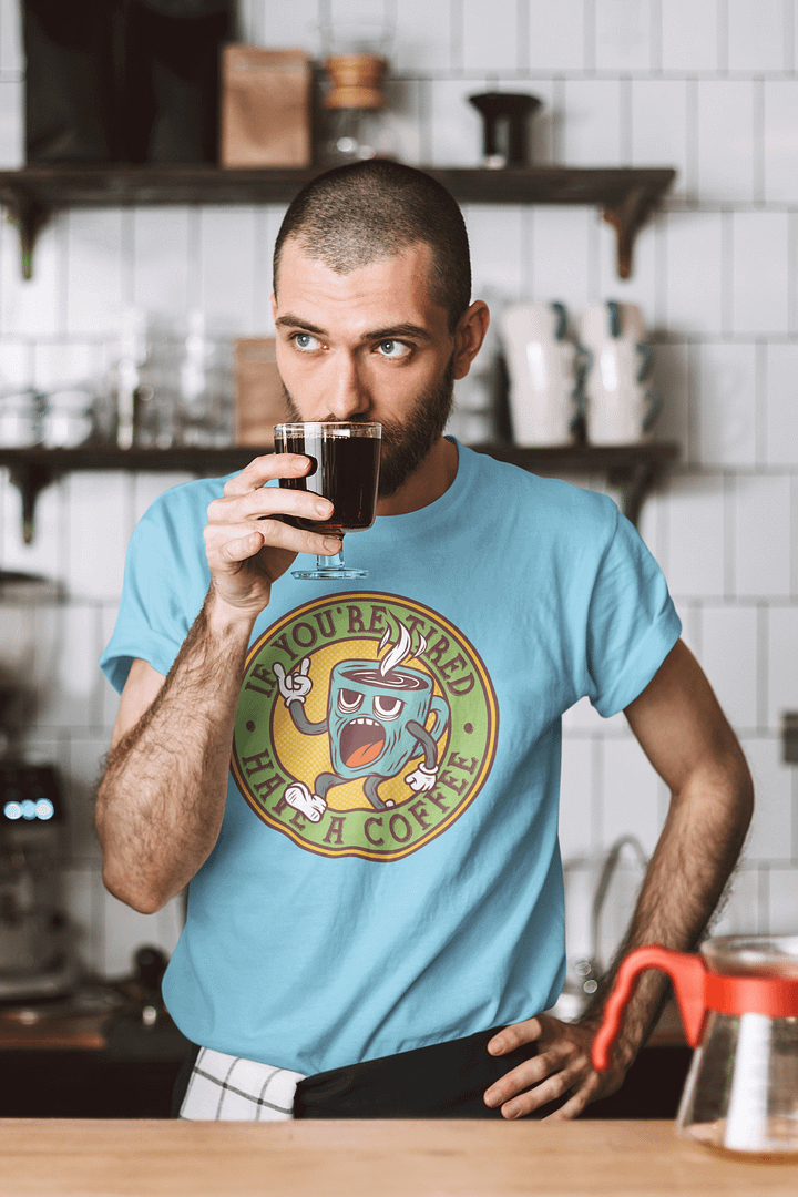 Java Jolt Delight Tee: When Tired Meets Wired! product image (2)