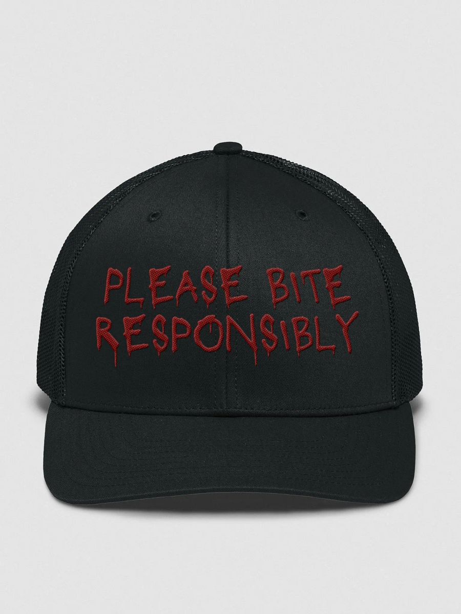 Bite Responsibly Snapback Trucker Hat product image (7)