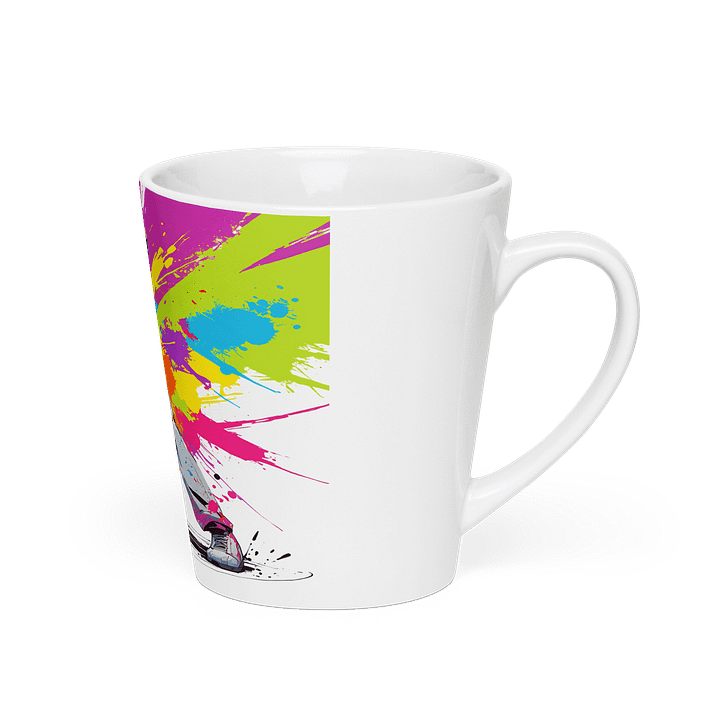 Latte Mug ( D_0144_Color Kick Taekwondo Boy of the Streets ) product image (2)