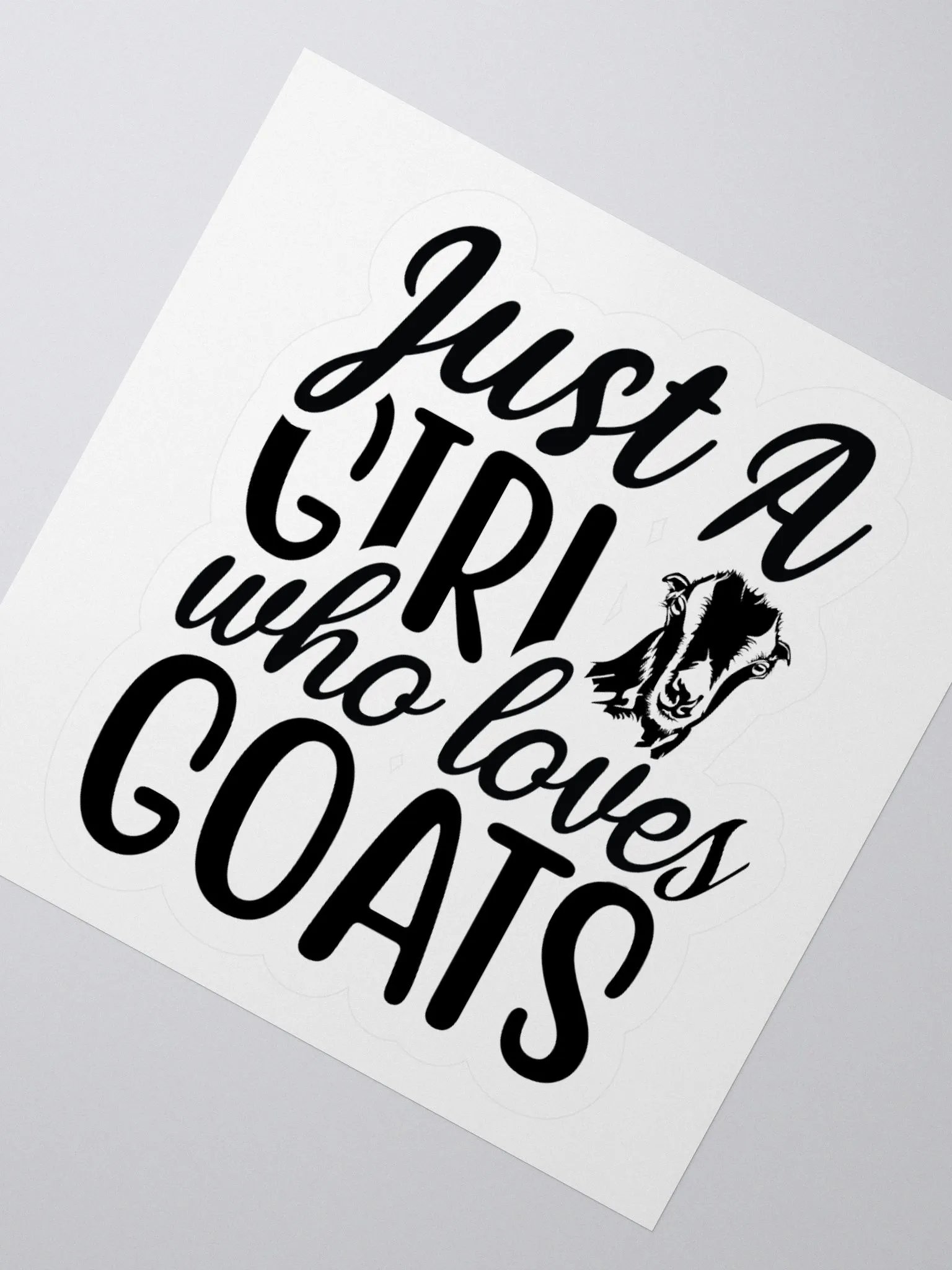 Just a Girl that Loves Lamanchas KISS Cut Stickers product image (3)